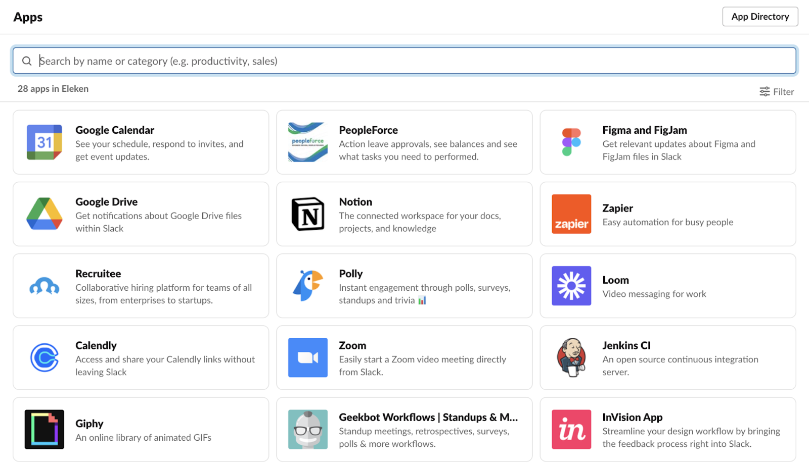 SaaS applications accessed through web browser like Gmail Salesforce Slack
