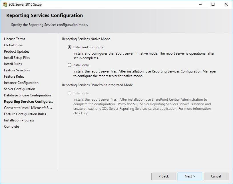 Налаштування служб Reporting Services