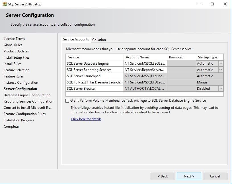 Конфігурація сервера