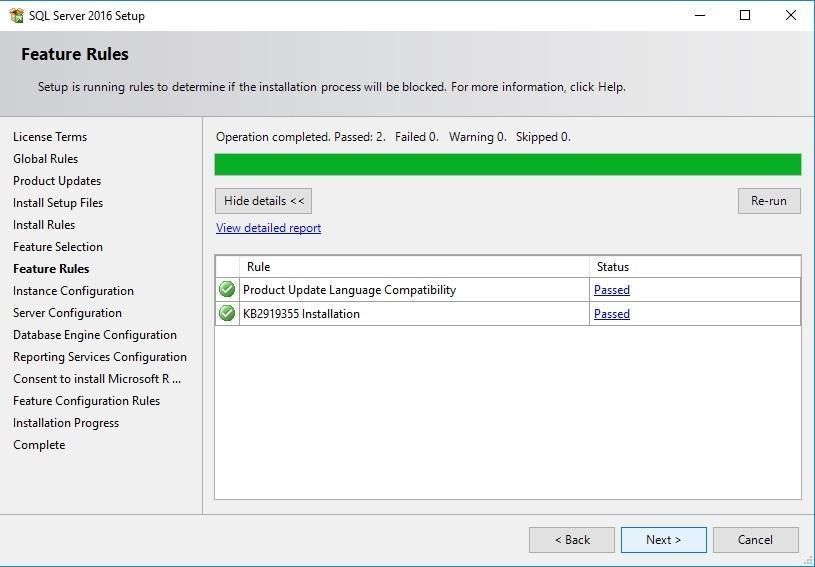Встановлення компонентів