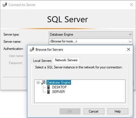 Вибір сервера