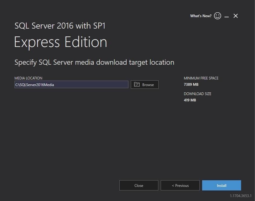 Початок встановлення